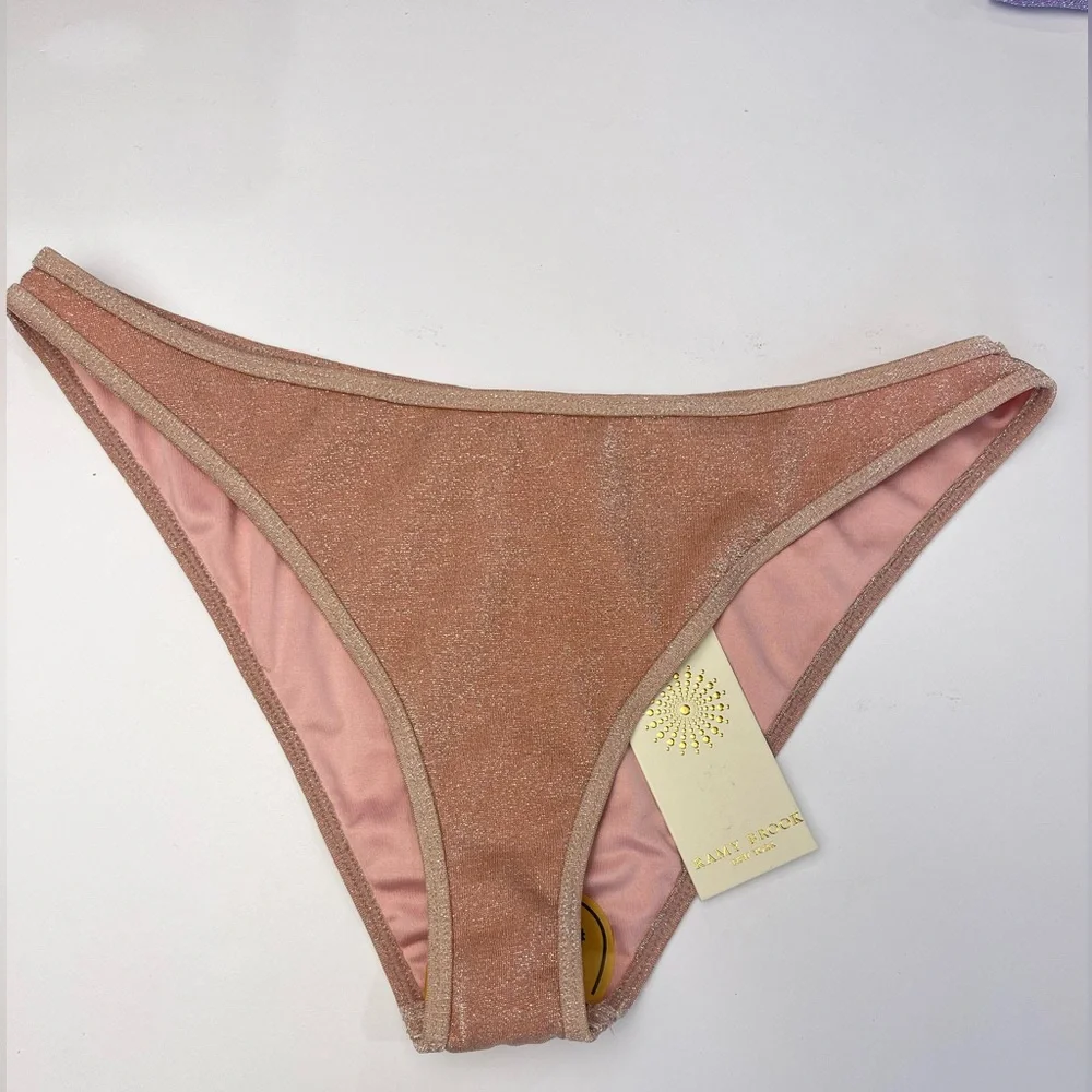 NWT Ramy Brook Sparkle Knit Isla Bikini Bottoms Size XS MSRP $108
